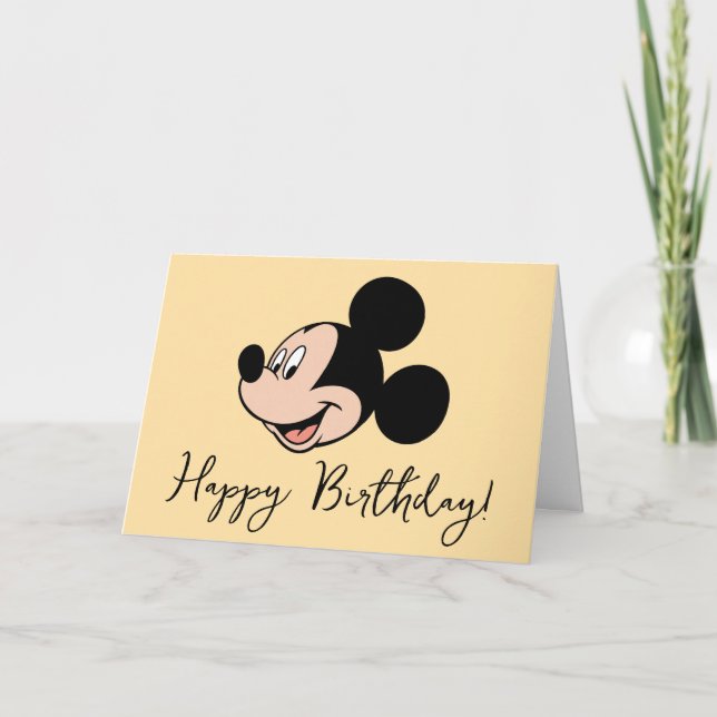 Mickey Mouse Smile Card (Front)