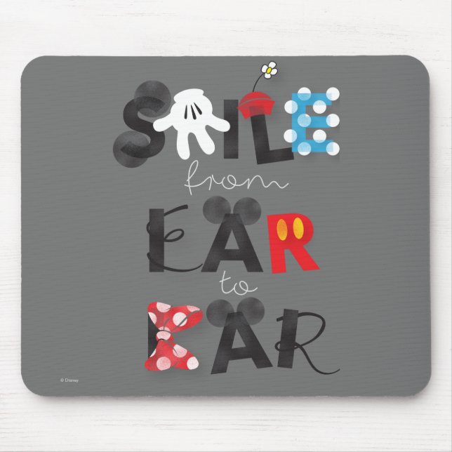 Mickey Mouse | Smile From Ear To Ear Pad (Front)