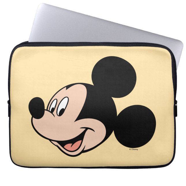 Mickey Mouse Smile Laptop Sleeve (Front)