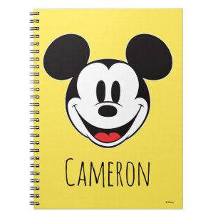 Mickey Mouse Smiling - Personalized Notebook