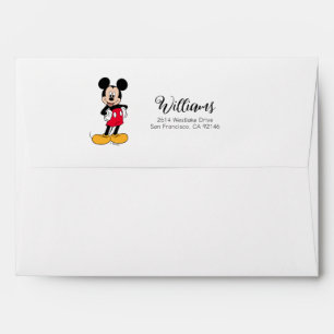 Mickey Mouse Smiling Pose Envelope