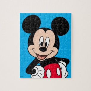 Mickey Mouse Smiling Pose Jigsaw Puzzle