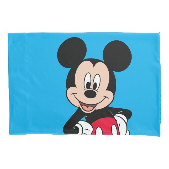 Mickey Mouse Smiling Pose Pillowcase (Front)
