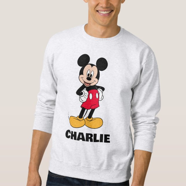 Mickey Mouse Smiling Pose Sweatshirt (Front)