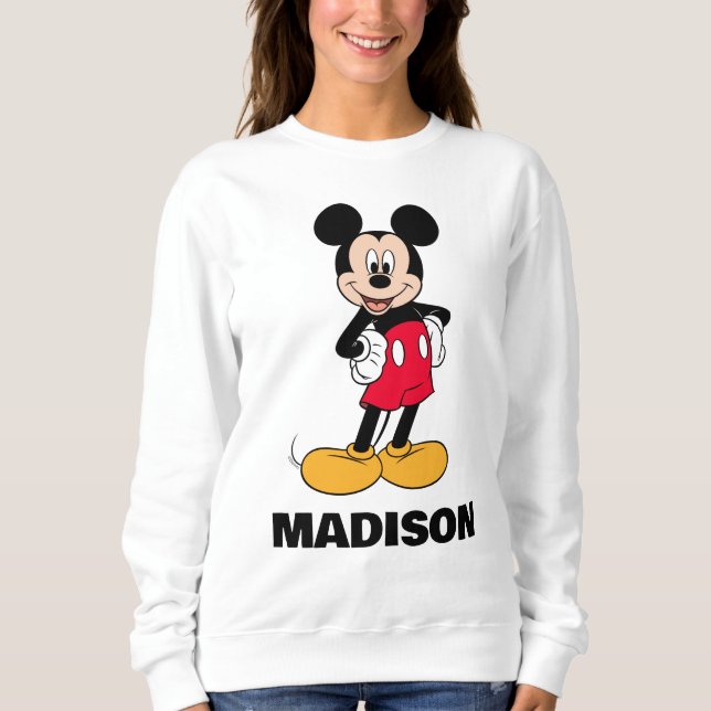 Mickey Mouse Smiling Pose Sweatshirt (Front)