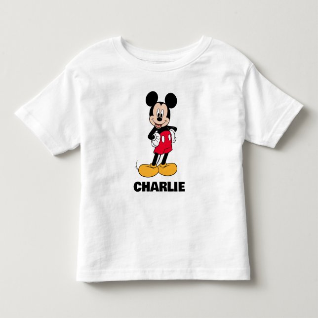 Mickey Mouse Smiling Pose Toddler T-shirt (Front)