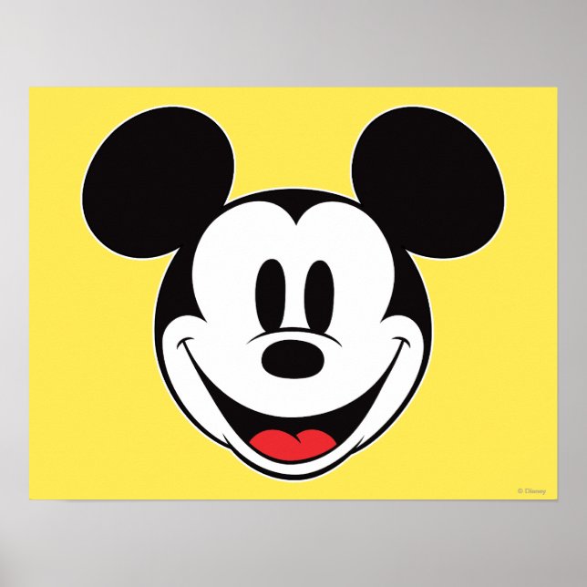 Mickey Mouse Smiling Poster (Front)