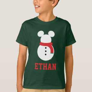 Mickey Mouse Snowman T-Shirt