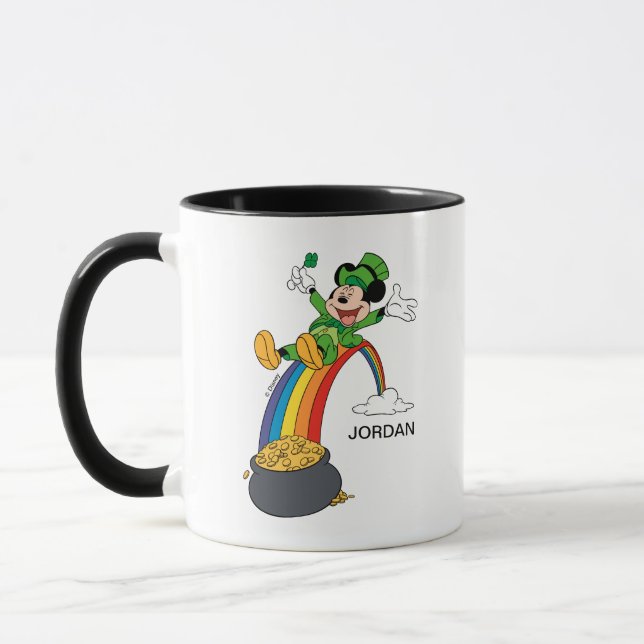 Mickey Mouse | St. Patrick's Day - Pot of Gold Mug (Left)