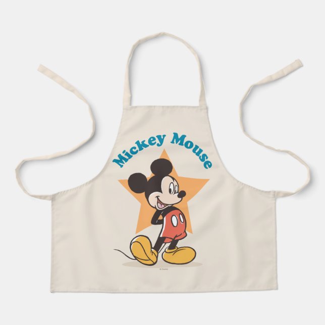 Mickey Mouse Star Name Graphic Apron (Front)