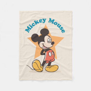 Mickey Mouse Star Name Graphic Fleece Blanket