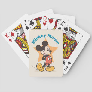 Mickey Mouse Star Name Graphic Playing Cards