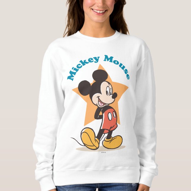 Mickey Mouse Star Name Graphic Sweatshirt (Front)