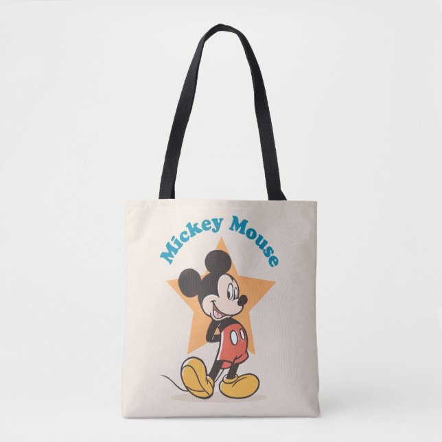 Mickey Mouse Star Name Graphic Tote Bag (Front)