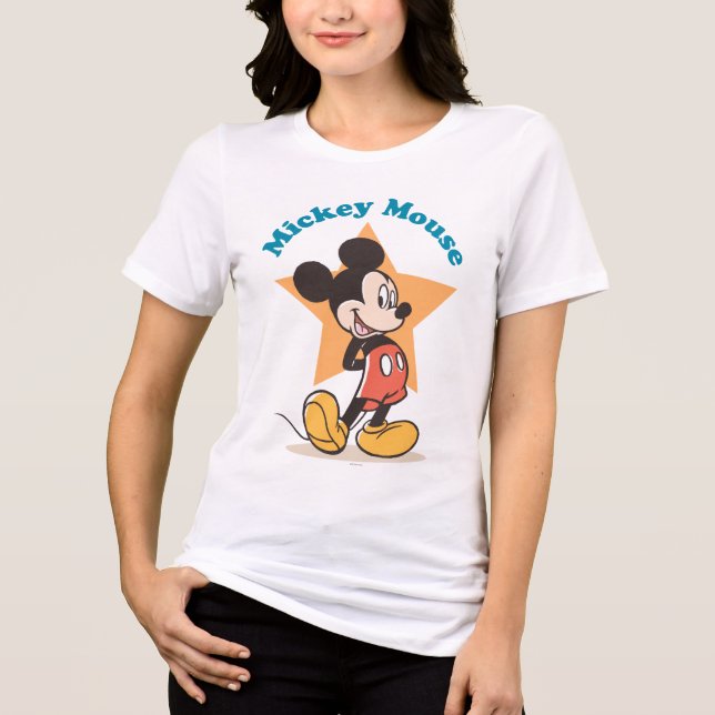Mickey Mouse Star Name Graphic Tri-Blend Shirt (Front)