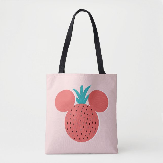 Mickey Mouse Strawberry Icon Tote Bag (Front)