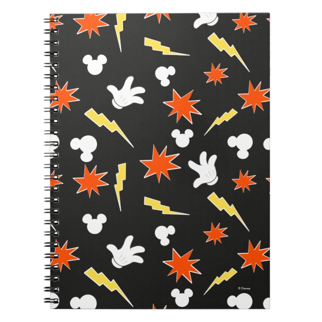 Mickey Mouse | Super Hero Icon Pattern Notebook (Front)