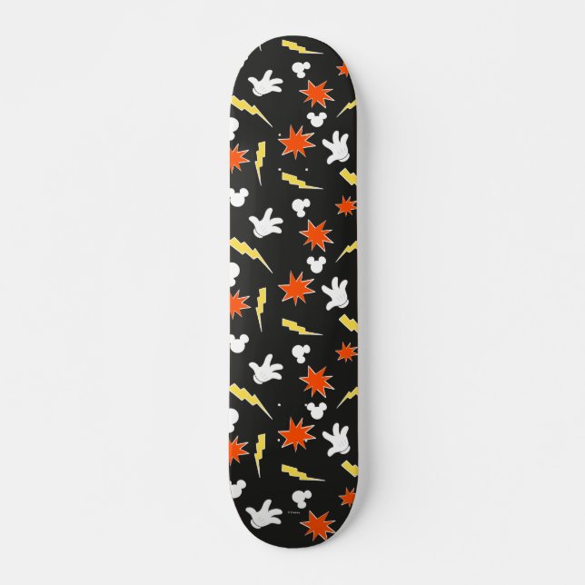 Mickey Mouse | Super Hero Icon Pattern Skateboard (Front)