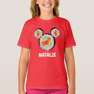 Mickey Mouse Sushi Icon   Name T-Shirt