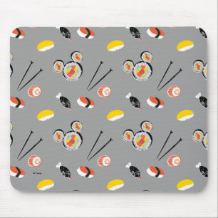 Mickey Mouse Sushi Icon Pattern Mouse Pad