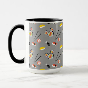 Mickey Mouse Sushi Icon Pattern Mug