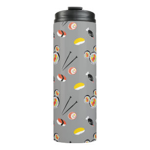 Mickey Mouse Sushi Icon Pattern Thermal Tumbler