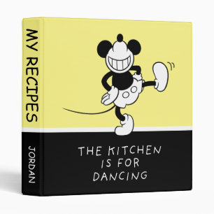 Mickey Mouse   The Kitchen is for Dancing Binder