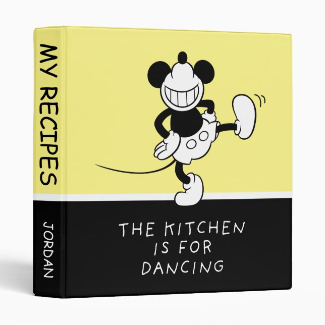 Mickey Mouse | The Kitchen is for Dancing Binder (Front/Spine)