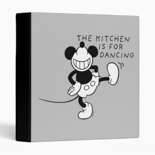 Mickey Mouse The Kitchen is for Dancing Binder