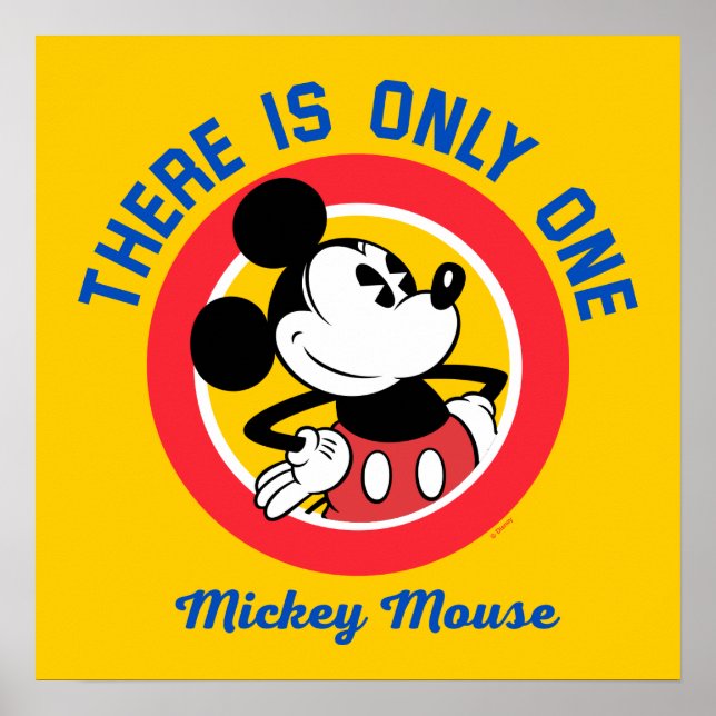 Mickey Mouse | There is Only One Poster (Front)