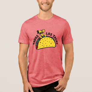 Mickey Mouse Todos Los Tacos Sign Tri-Blend Shirt