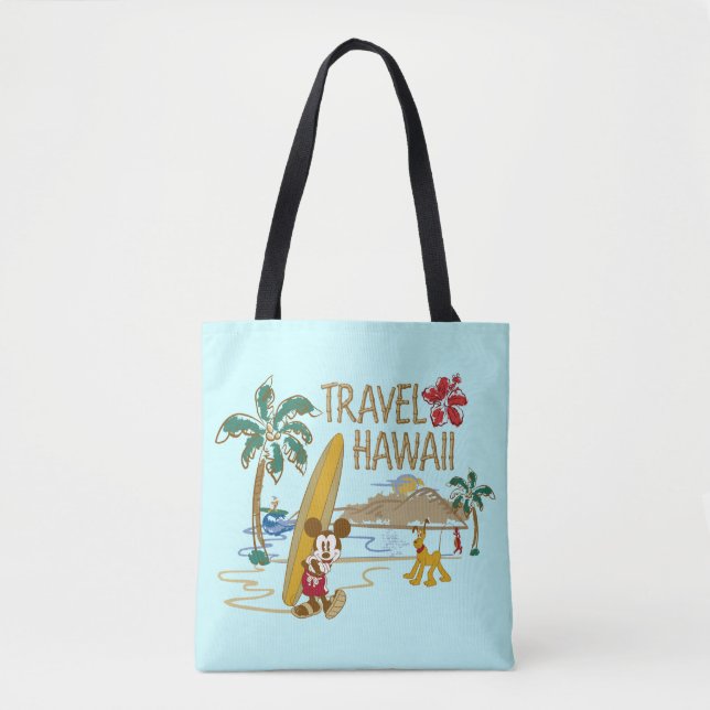 Mickey Mouse Travel Hawaii Tote Bag (Front)