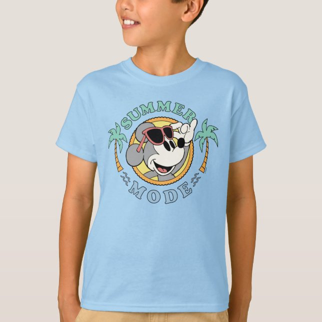Mickey Mouse | Tropical Summer Mode T-Shirt (Front)