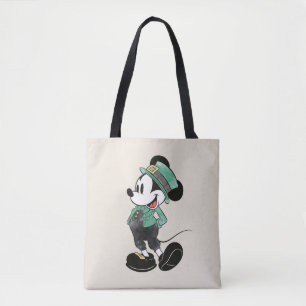 Mickey Mouse Watercolor St. Patrick's Day Tote Bag