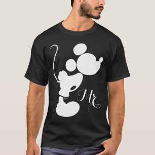 Mickey Mouse Wedding Silhouette - Mr. T-Shirt