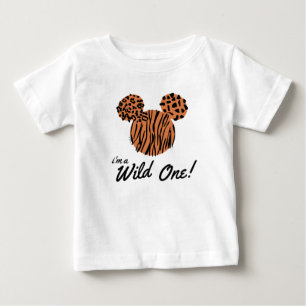 Mickey Mouse Wild One 1st Birthday Baby T-Shirt