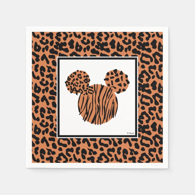 Mickey Mouse | Wild One 1st Birthday Napkin (Front)