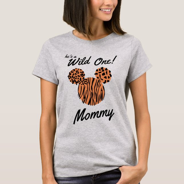 Mickey Mouse | Wild One 1st Birthday T-Shirt (Front)