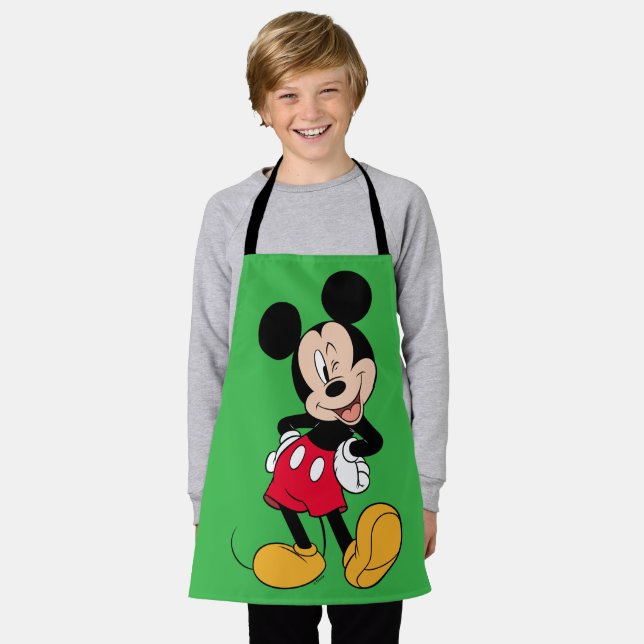 Mickey Mouse Wink Apron (Worn)