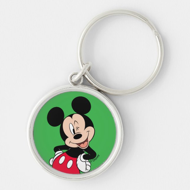Mickey Mouse Wink Keychain (Front)