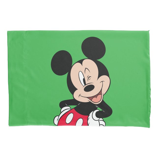 Mickey Mouse Wink Pillowcase (Front)