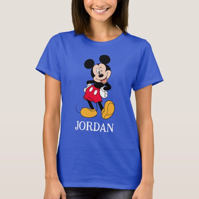 Mickey Mouse Wink T-Shirt (Front)