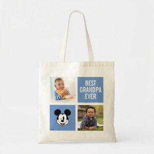 Mickey Mouse Winking Face   Best Grandpa Ever Tote Bag