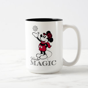 Mickey Mouse Winter Magic Two-Tone Coffee Mug