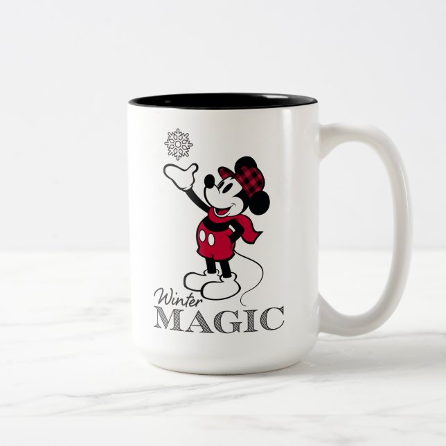 Mickey Mouse | Winter Magic Two-Tone Coffee Mug (Right)