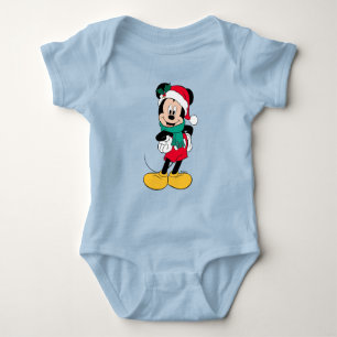 Mickey Mouse   Winter Outfit Baby Bodysuit