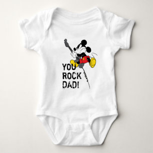 Mickey Mouse   You Rock, Dad! Baby Bodysuit