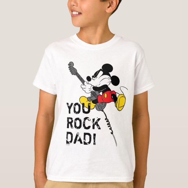 Mickey Mouse | You Rock, Dad! T-Shirt (Front)