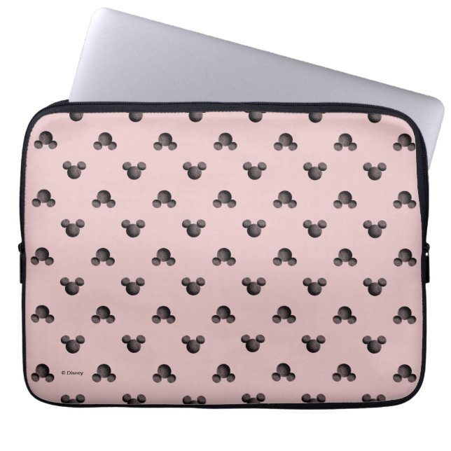 Mickey Pink Icon Pattern Laptop Sleeve (Front)