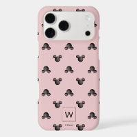 Mickey Pink Icon Pattern - Monogram